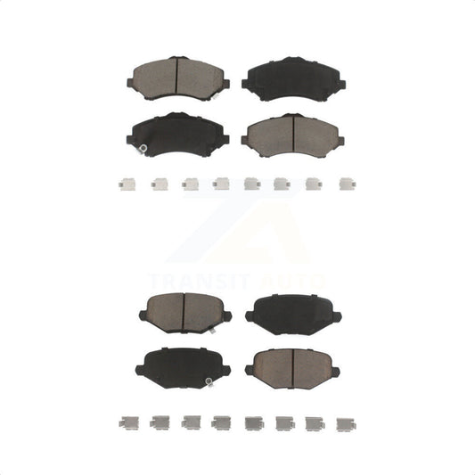 [Avant + Arrière] Kit de plaquette (céramique) de frein pour Dodge Grand Caravan Chrysler Town & Country Journey Ram C/V Volkswagen Routan KCX-100234 par CMX