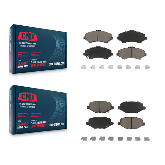 [Avant + Arrière] Kit de plaquette (céramique) de frein pour Dodge Grand Caravan Chrysler Town & Country Journey Ram C/V Volkswagen Routan KCX-100234