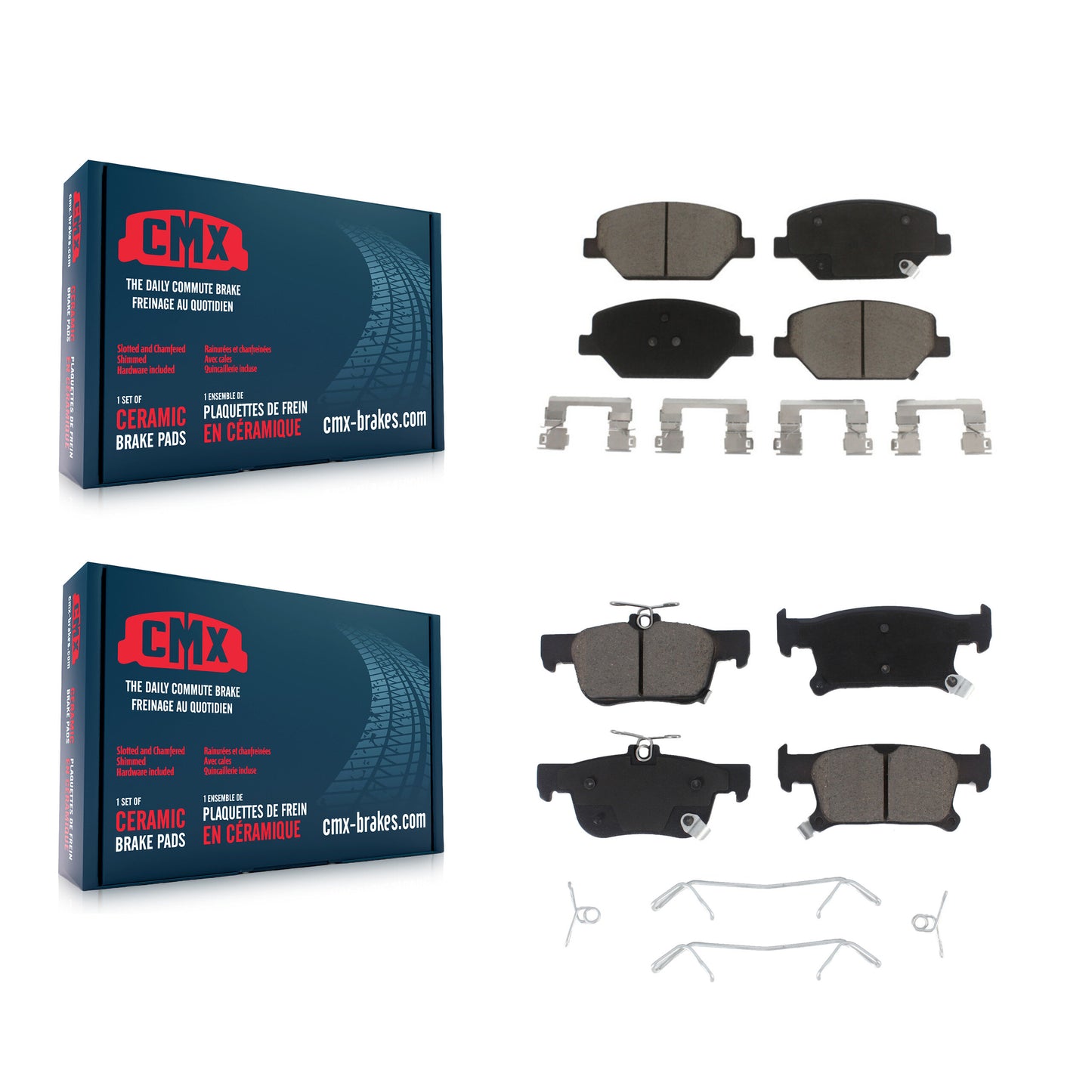 [Avant + Arrière] Kit de plaquette (céramique) de frein pour Buick Envision KCX-100239