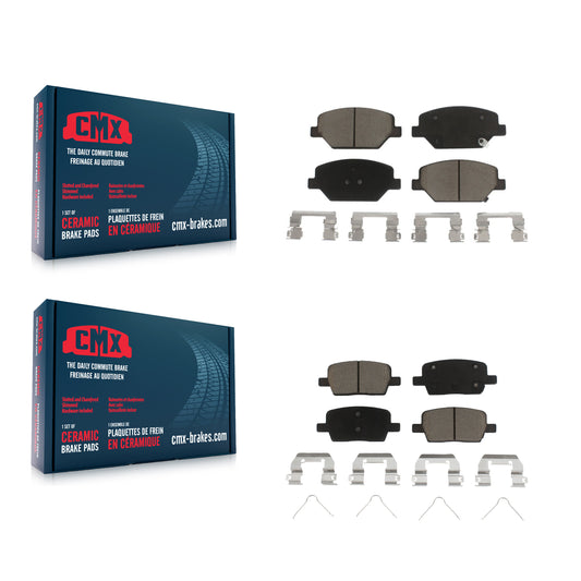 [Avant + Arrière] Kit de plaquette (céramique) de frein pour Chevrolet Camaro sans Brembo Calipers KCX-100241
