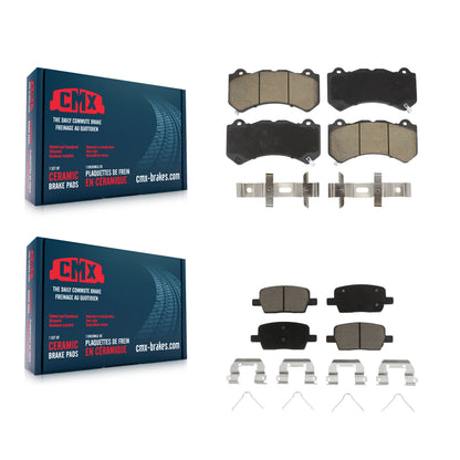 [Avant + Arrière] Kit de plaquette (céramique) de frein pour Chevrolet Camaro avec 6 Piston Brembo Calipers KCX-100243