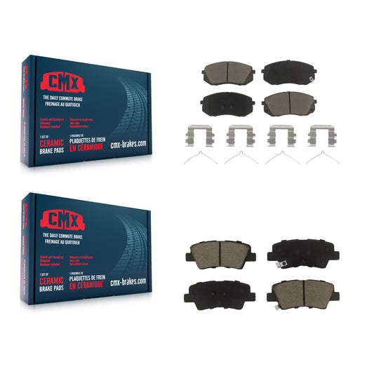[Avant + Arrière] Kit de plaquette (céramique) de frein pour Kia Optima Hyundai Sonata Niro EV Kona Electric KCX-100246