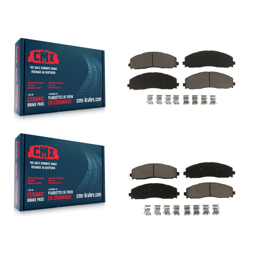 [Avant + Arrière] Kit de plaquette (céramique) de frein pour Ford F-250 Super Duty F-350 F-450 KCX-100256