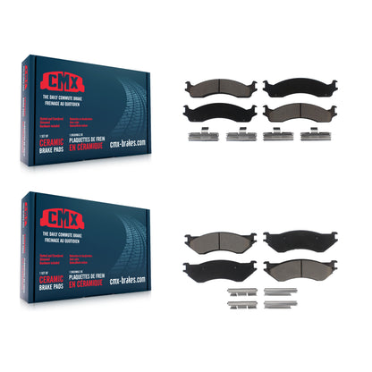 [Avant + Arrière] Kit de plaquette (céramique) de frein pour 2001-2002 Dodge Ram 2500 3500 KCX-100259