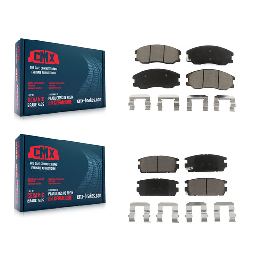 [Avant + Arrière] Kit de plaquette (céramique) de frein pour Chevrolet Equinox Saturn Vue Captiva Sport Pontiac Torrent Suzuki XL-7 KCX-100273