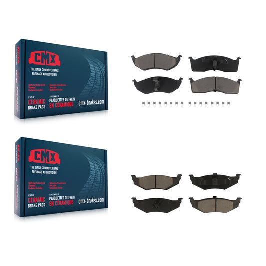 [Avant + Arrière] Kit de plaquette (céramique) de frein pour Chrysler Dodge Intrepid 300M Concorde LHS Neon Plymouth Eagle Vision New Yorker KCX-100292