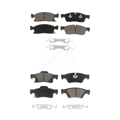 [Avant + Arrière] Kit de plaquette (céramique) de frein pour Jeep Grand Cherokee Dodge Durango WK KCX-100293 par CMX