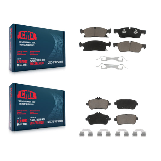 [Avant + Arrière] Kit de plaquette (céramique) de frein pour Mercedes-Benz ML350 GLE350 GLS450 GL450 GL350 ML400 GLE400 ML250 GLE300d KCX-100294