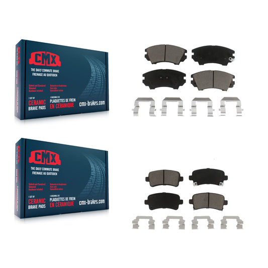 [Avant + Arrière] Kit de plaquette (céramique) de frein pour 2011 Saab 9-5 avec 321mm Diameter Rotor KCX-100301