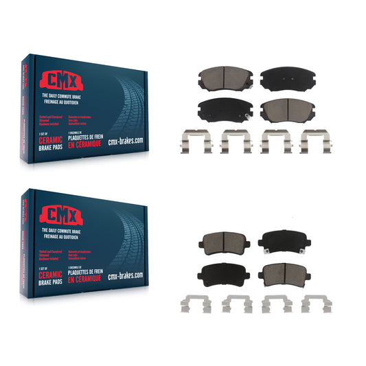 [Avant + Arrière] Kit de plaquette (céramique) de frein pour Chevrolet Malibu Buick Impala LaCrosse Regal Limited Saab 9-5 Allure KCX-100302