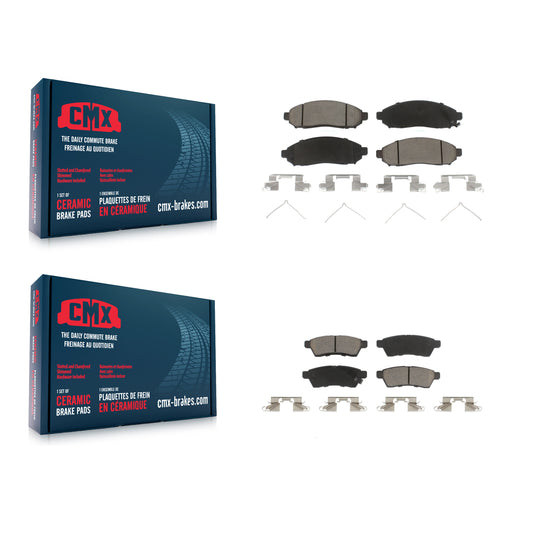 [Avant + Arrière] Kit de plaquette (céramique) de frein pour Nissan Frontier Xterra Suzuki Equator KCX-100308