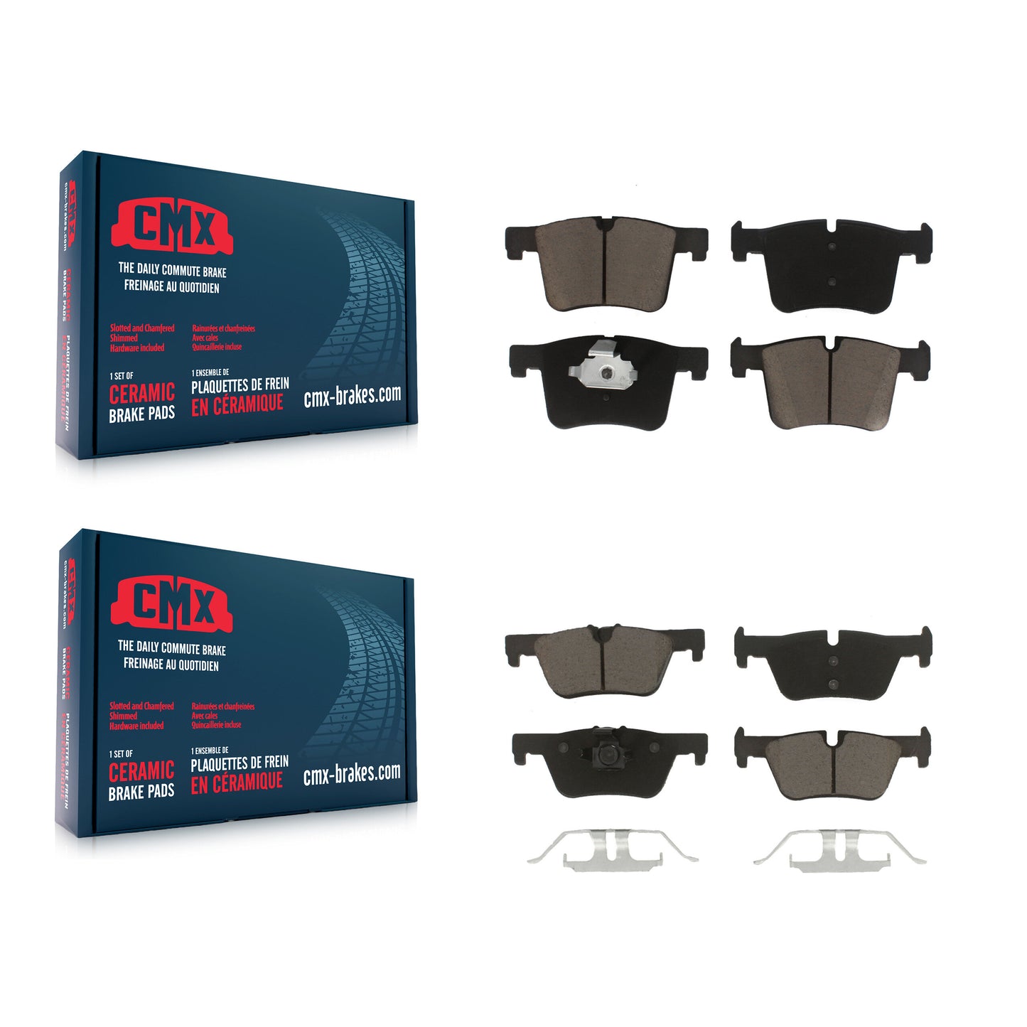 [Avant + Arrière] Kit de plaquette (céramique) de frein pour BMW 328i xDrive 320i 330i 428i 430i Gran Coupe GT 328d 228i 230i KCX-100316