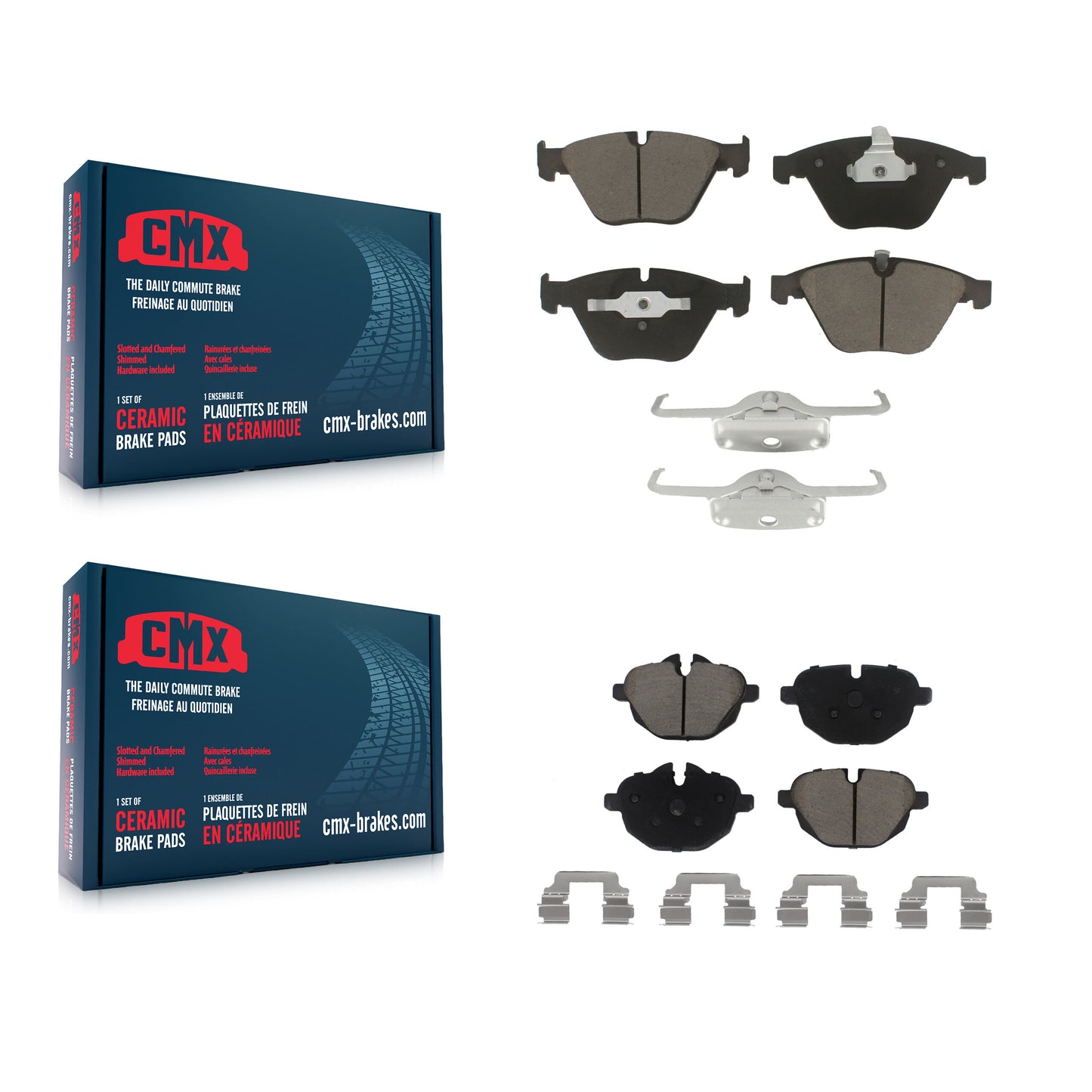 [Avant + Arrière] Kit de plaquette (céramique) de frein pour BMW Z4 KCX-100317