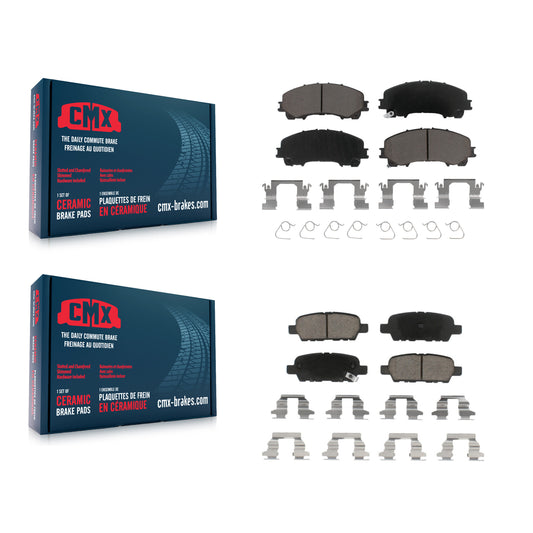 [Avant + Arrière] Kit de plaquette (céramique) de frein pour Nissan Rogue INFINITI Q50 QX50 Q60 KCX-100322