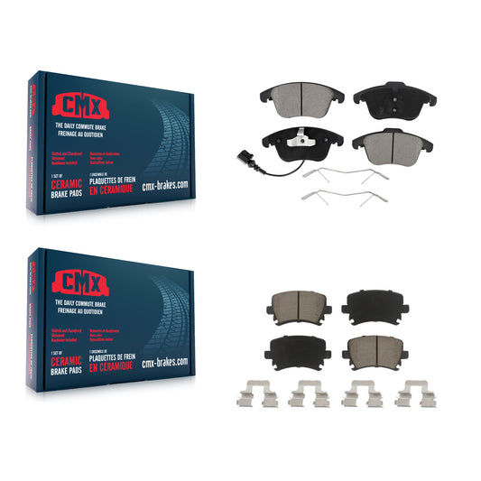 [Avant + Arrière] Kit de plaquette (céramique) de frein pour Volkswagen Tiguan Audi Q3 Limited Quattro KCX-100324
