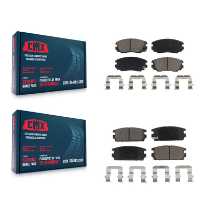 [Avant + Arrière] Kit de plaquette (céramique) de frein pour 2010-2017 Chevrolet Equinox GMC Terrain KCX-100331