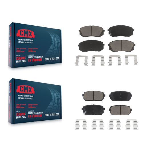 [Avant + Arrière] Kit de plaquette (céramique) de frein pour 2007-2012 Kia Rondo KCX-100332