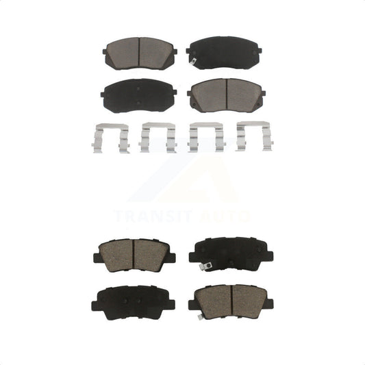 [Avant + Arrière] Kit de plaquette (céramique) de frein pour 2016 Kia Soul EV From Chassis VIN #160921 KCX-100334 par CMX