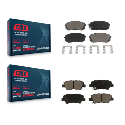 [Avant + Arrière] Kit de plaquette (céramique) de frein pour 2016 Kia Soul EV From Chassis VIN #160921 KCX-100334