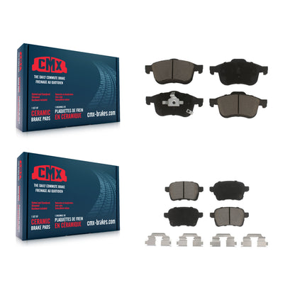 [Avant + Arrière] Kit de plaquette (céramique) de frein pour 2014-2020 Fiat 500L KCX-100342