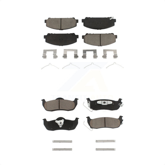 [Avant + Arrière] Kit de plaquette (céramique) de frein pour Nissan Titan Armada INFINITI QX56 TITAN KCX-100347 par CMX