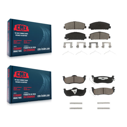 [Avant + Arrière] Kit de plaquette (céramique) de frein pour Nissan Titan Armada INFINITI QX56 TITAN KCX-100347