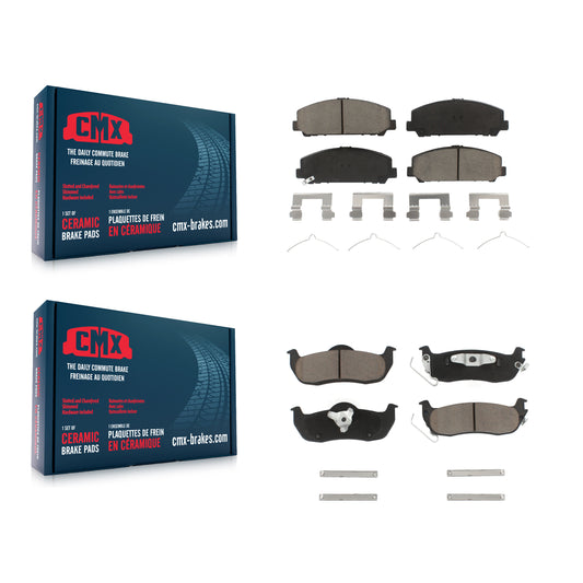 [Avant + Arrière] Kit de plaquette (céramique) de frein pour Nissan Titan Armada INFINITI QX56 TITAN KCX-100347