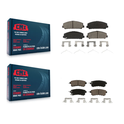 [Avant + Arrière] Kit de plaquette (céramique) de frein pour INFINITI Nissan Armada QX80 QX56 KCX-100348