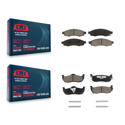 [Avant + Arrière] Kit de plaquette (céramique) de frein pour Nissan Titan Armada Pathfinder INFINITI QX56 TITAN KCX-100350