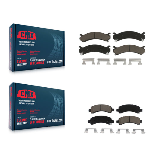 [Avant + Arrière] Kit de plaquette (céramique) de frein pour Chevrolet Express 3500 2500 GMC Savana 4500 KCX-100352