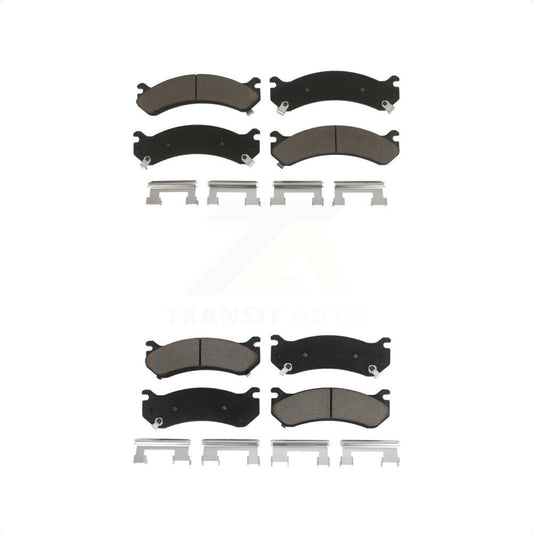 [Avant + Arrière] Kit de plaquette (céramique) de frein pour Chevrolet Silverado 2500 HD GMC Sierra 3500 Hummer H2 Classic 1500 Suburban Yukon XL Avalanche KCX-100353 par CMX