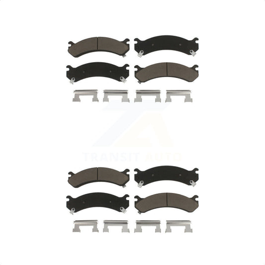 [Avant + Arrière] Kit de plaquette (céramique) de frein pour Chevrolet Silverado 3500 HD GMC Sierra Classic KCX-100354 par CMX