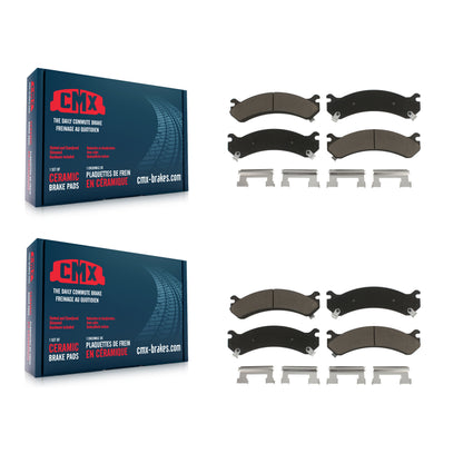[Avant + Arrière] Kit de plaquette (céramique) de frein pour Chevrolet Silverado 3500 HD GMC Sierra Classic KCX-100354