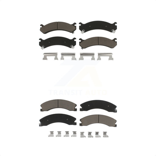 [Avant + Arrière] Kit de plaquette (céramique) de frein pour Chevrolet Express 3500 GMC Savana 4500 KCX-100355 par CMX