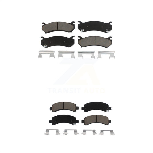 [Avant + Arrière] Kit de plaquette (céramique) de frein pour 2003-2005 Chevrolet Express 2500 GMC Savana KCX-100357 par CMX