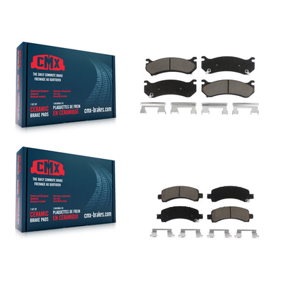 [Avant + Arrière] Kit de plaquette (céramique) de frein pour 2003-2005 Chevrolet Express 2500 GMC Savana KCX-100357