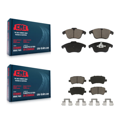 [Avant + Arrière] Kit de plaquette (céramique) de frein pour Volvo S60 XC70 Land Rover Range Evoque V60 S80 LR2 V70 KCX-100359