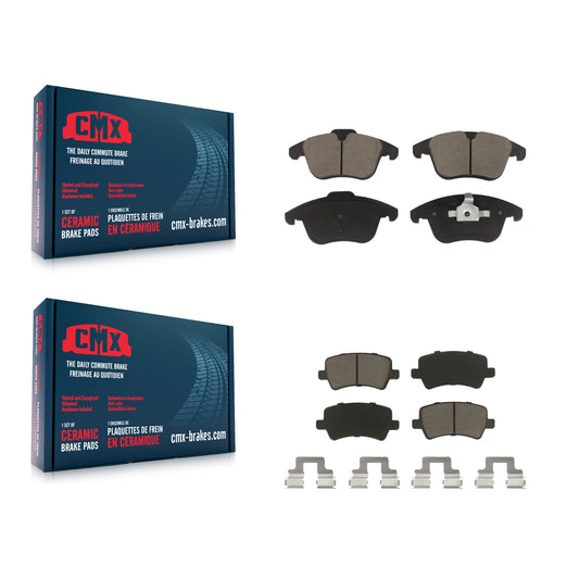[Avant + Arrière] Kit de plaquette (céramique) de frein pour Volvo S60 XC70 Land Rover Range Evoque V60 S80 LR2 V70 KCX-100359