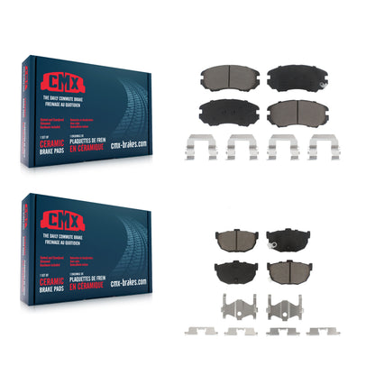 [Avant + Arrière] Kit de plaquette (céramique) de frein pour Hyundai Tiburon KCX-100363