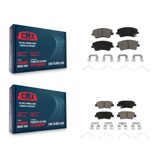 [Avant + Arrière] Kit de plaquette (céramique) de frein pour Hyundai Elantra Kia Niro Ioniq KCX-100367