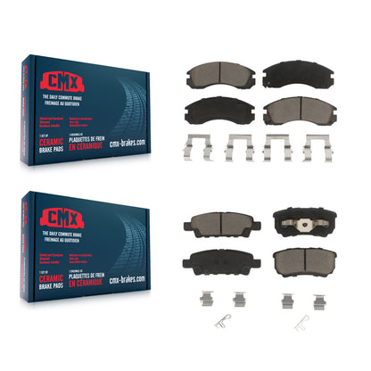 [Avant + Arrière] Kit de plaquette (céramique) de frein pour 2005-2006 Mitsubishi Outlander KCX-100370