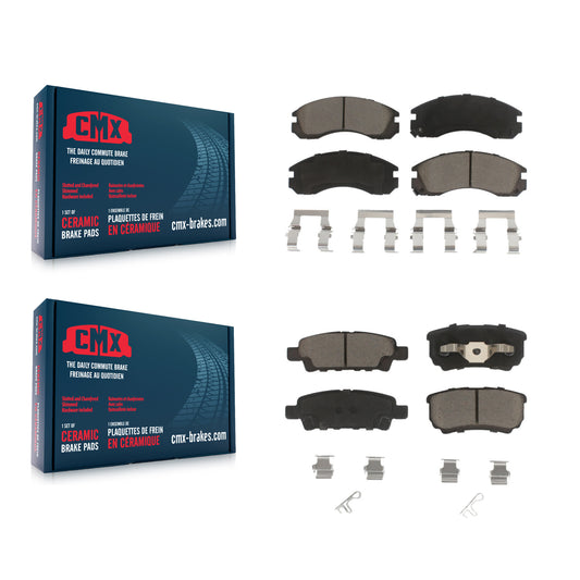[Avant + Arrière] Kit de plaquette (céramique) de frein pour 2005-2006 Mitsubishi Outlander KCX-100370