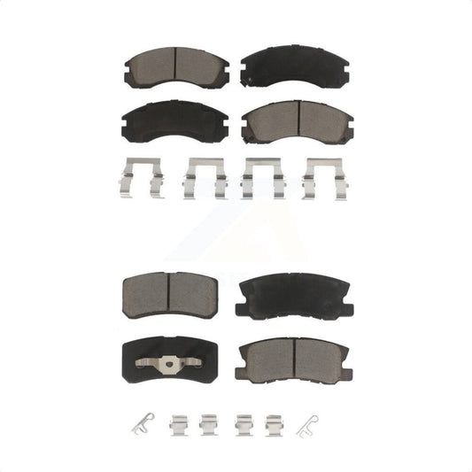 [Avant + Arrière] Kit de plaquette (céramique) de frein pour Mitsubishi Lancer KCX-100371 par CMX