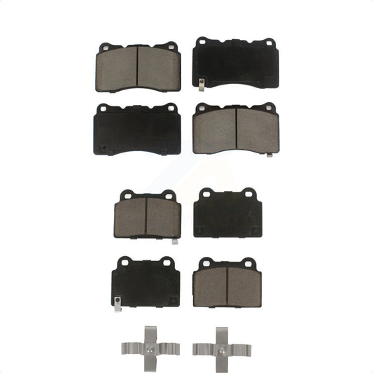 [Avant + Arrière] Kit de plaquette (céramique) de frein pour Mitsubishi Lancer KCX-100373 par CMX