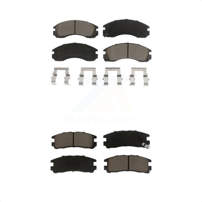 [Avant + Arrière] Kit de plaquette (céramique) de frein pour Mitsubishi Eclipse 3000GT Galant Dodge Stealth Eagle Talon Diamante KCX-100374 par CMX