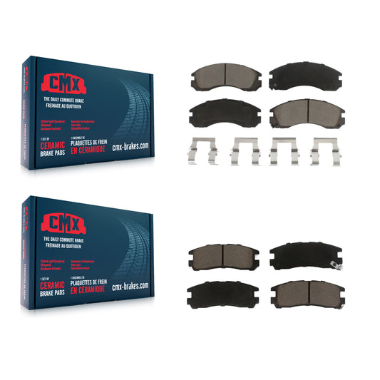 [Avant + Arrière] Kit de plaquette (céramique) de frein pour Mitsubishi Eclipse 3000GT Galant Dodge Stealth Eagle Talon Diamante KCX-100374