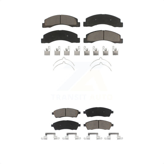 [Avant + Arrière] Kit de plaquette (céramique) de frein pour Ford F-250 Super Duty F-350 Excursion KCX-100376 par CMX