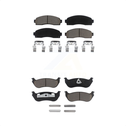 [Avant + Arrière] Kit de plaquette (céramique) de frein pour Ford Explorer Mercury Mountaineer KCX-100378 par CMX