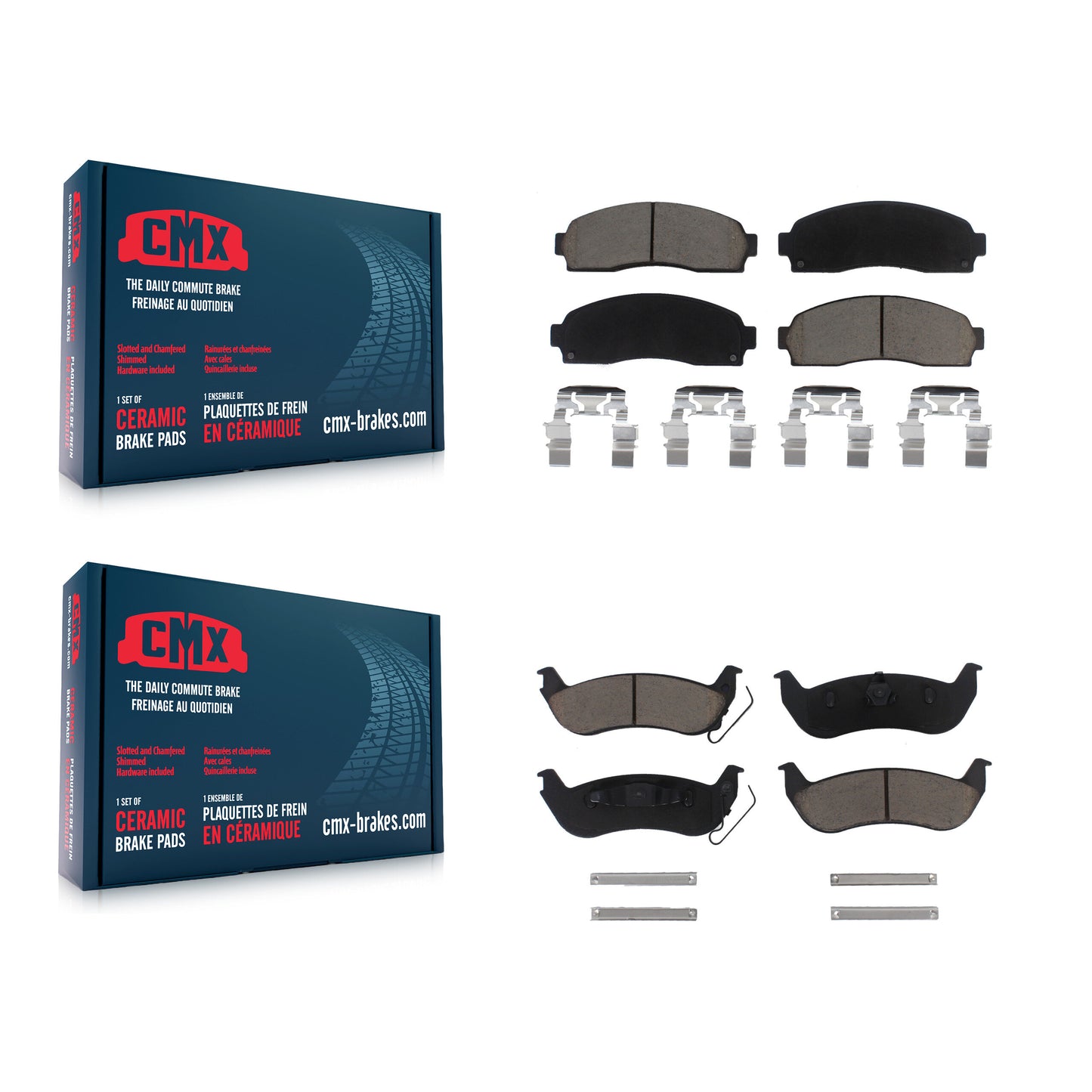 [Avant + Arrière] Kit de plaquette (céramique) de frein pour Ford Ranger Mazda B2300 B4000 KCX-100379