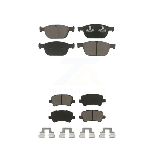 [Avant + Arrière] Kit de plaquette (céramique) de frein pour 2010-2015 Volvo XC60 KCX-100381 par CMX